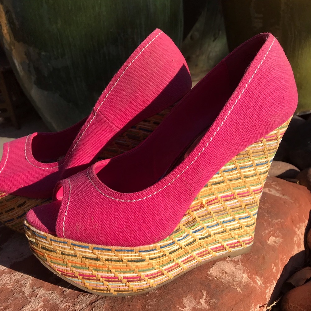 Pink espadrilles